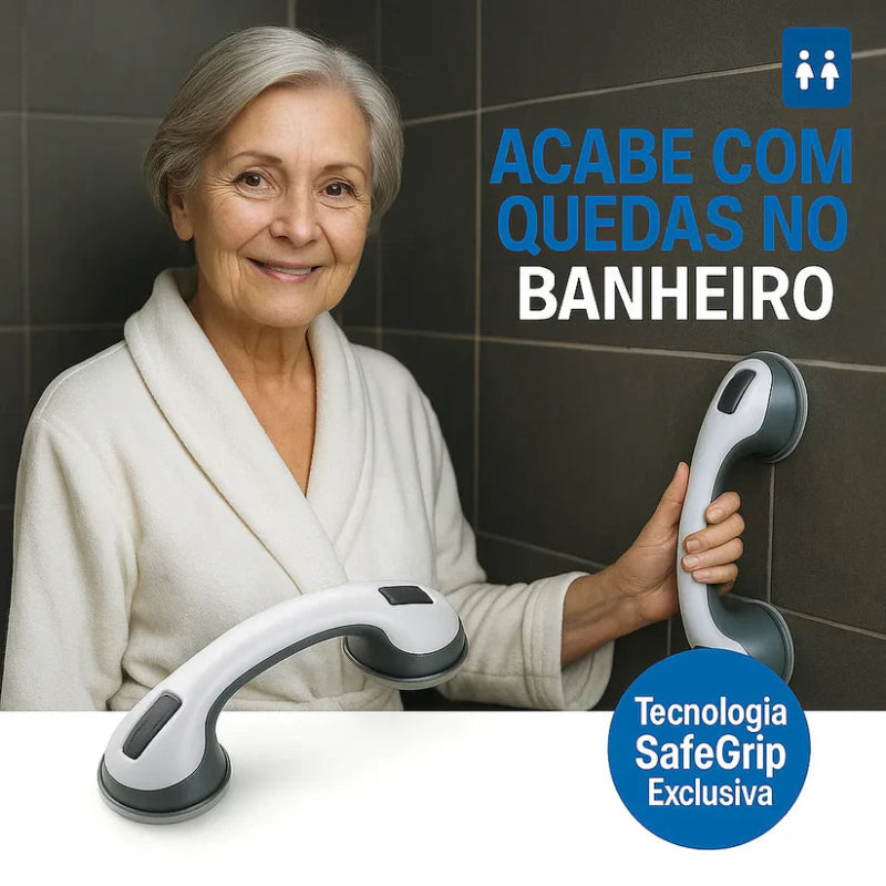 Barra de Apoio MaxVent – Fixação Forte com Ventosas Inteligentes