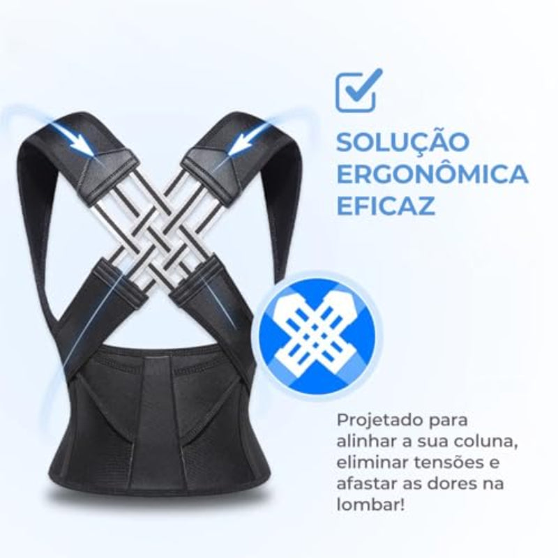 Corretor de Postura Vertix – Alinhamento Corporal e Alívio Imediato