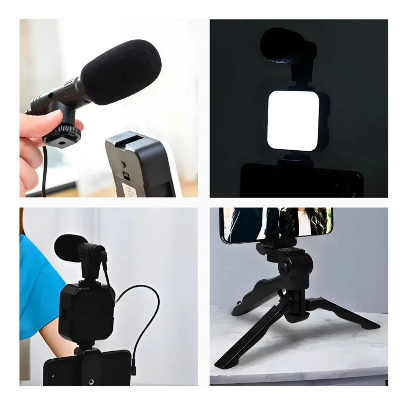 Suporte STUDIO Plus VibeCast – Gravações com Qualidade Profissional em Qualquer Lugar