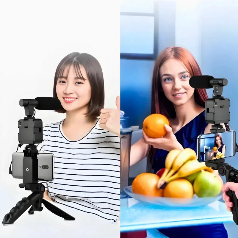 Suporte STUDIO Plus VibeCast – Gravações com Qualidade Profissional em Qualquer Lugar
