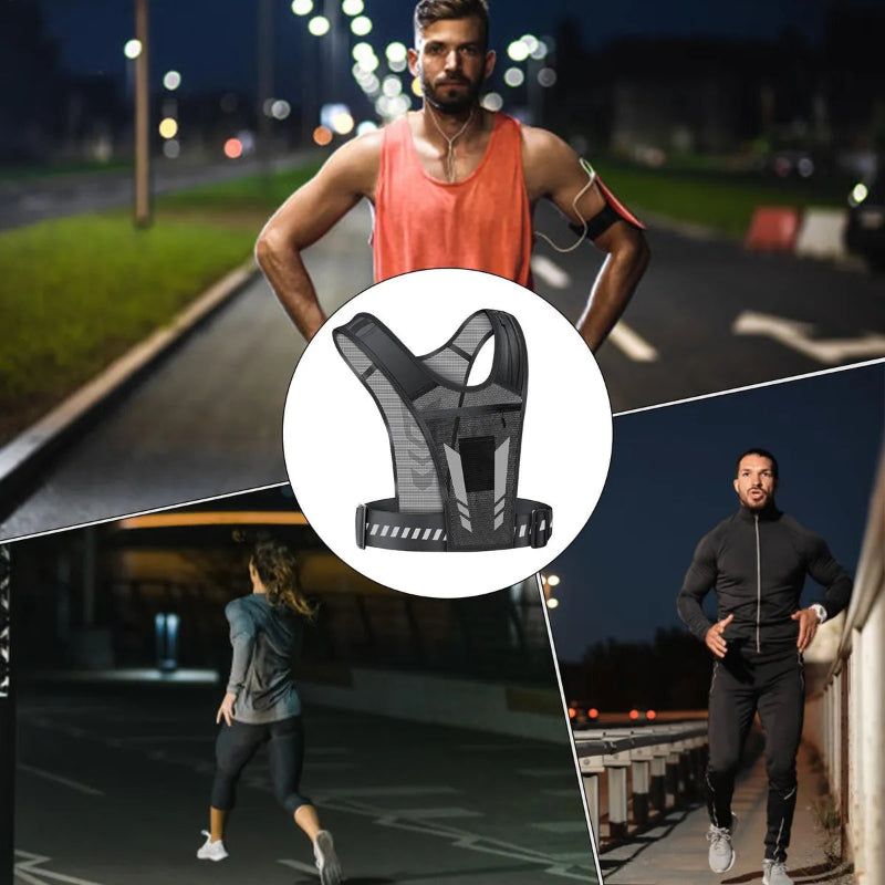 Colete de Corrida UrbanMove – Treine com Estilo, Proteção e Praticidade