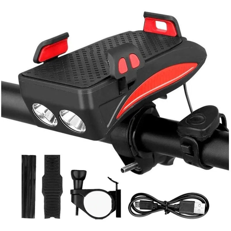 Suporte BikeGrip Titan Light 4 em 1 – Fixação Imbatível para Aventuras Urbanas