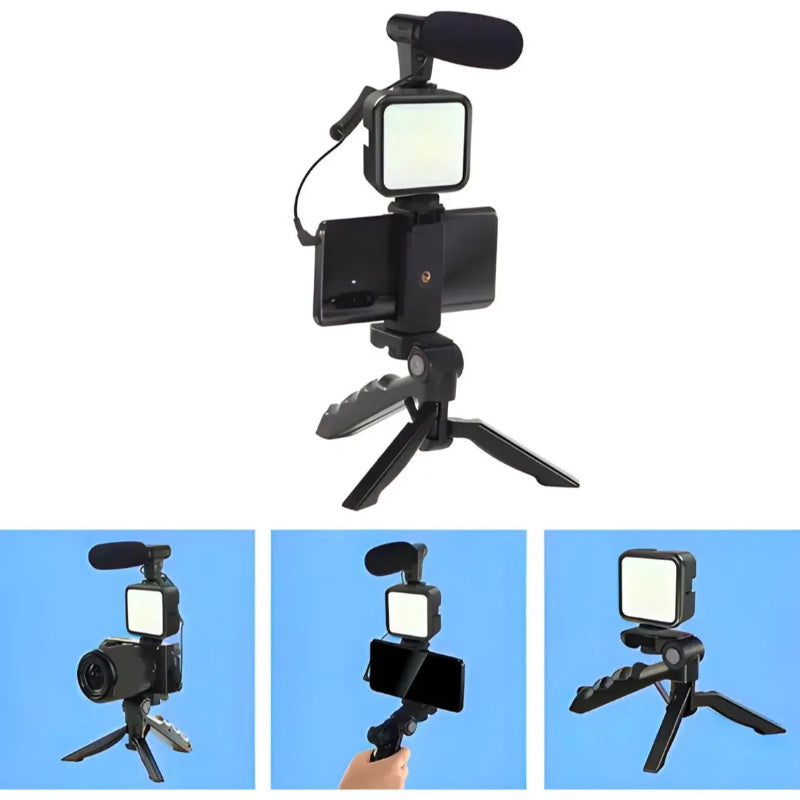 Suporte STUDIO Plus VibeCast – Gravações com Qualidade Profissional em Qualquer Lugar