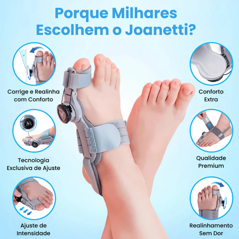 Corretor de Joanete Alinhax – Alívio imediato, correção natural sem cirurgia