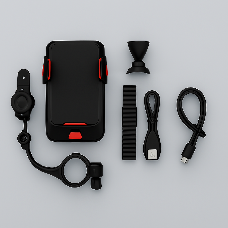 Suporte BikeGrip Titan Light 4 em 1 – Fixação Imbatível para Aventuras Urbanas