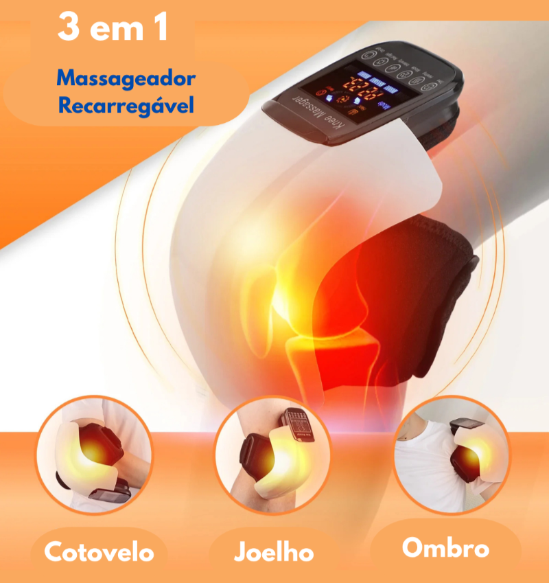 Massageador Ortopédico KneuroX | Alívio profundo e recuperação ativa