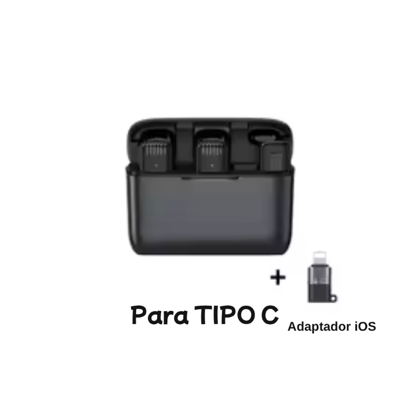 Microfone Lapela SonicWave – Áudio Profissional com Liberdade Total