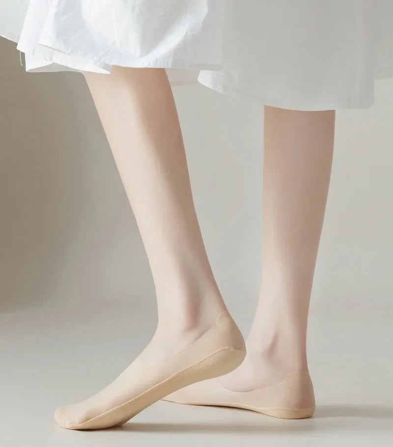 Meias Invisíveis Feminina ZenStep – Conforto ortopédico, pés secos o dia todo