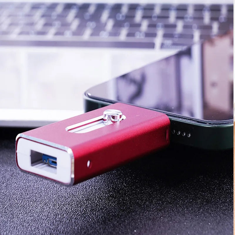 Pen Drive para Celular  4 em 1 ConectaX Todos os Seus Arquivos em Qualquer Lugar