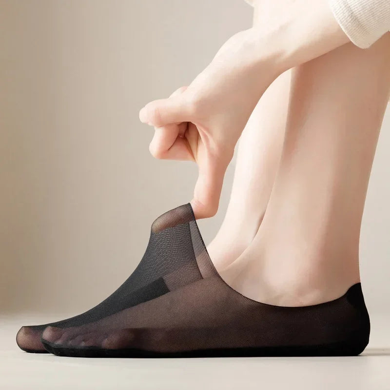 Meias Invisíveis Feminina ZenStep – Conforto ortopédico, pés secos o dia todo