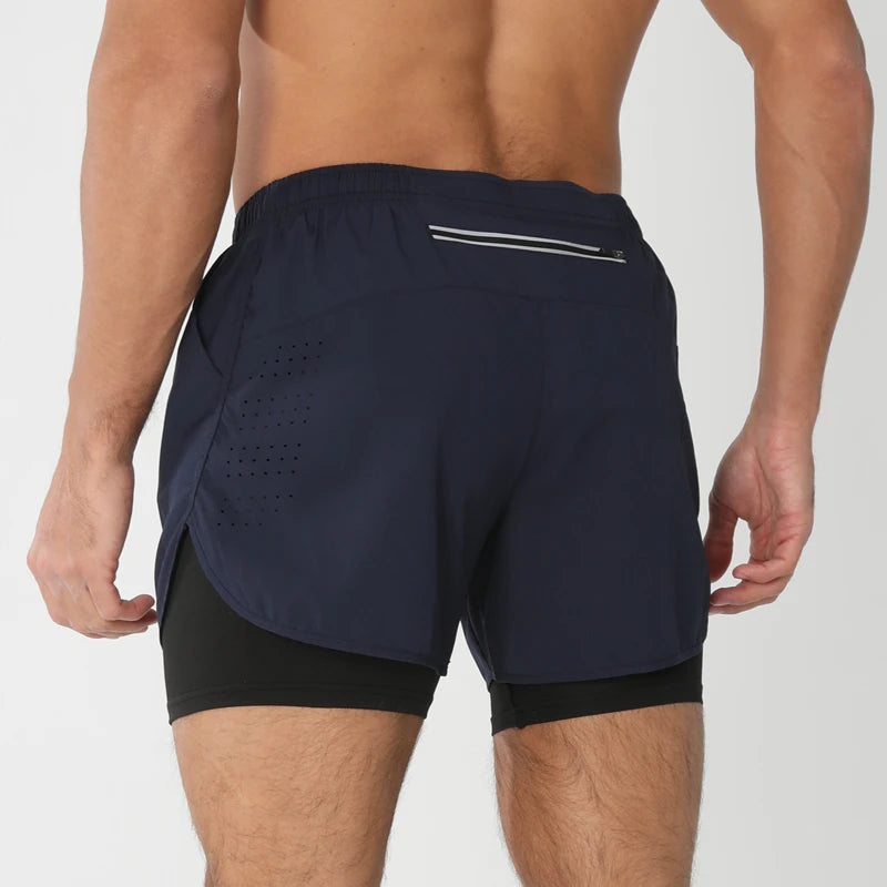 Short de Corrida Aerofit 2 em 1 com Ventilação Pro (Pague 1, Leve 2)
