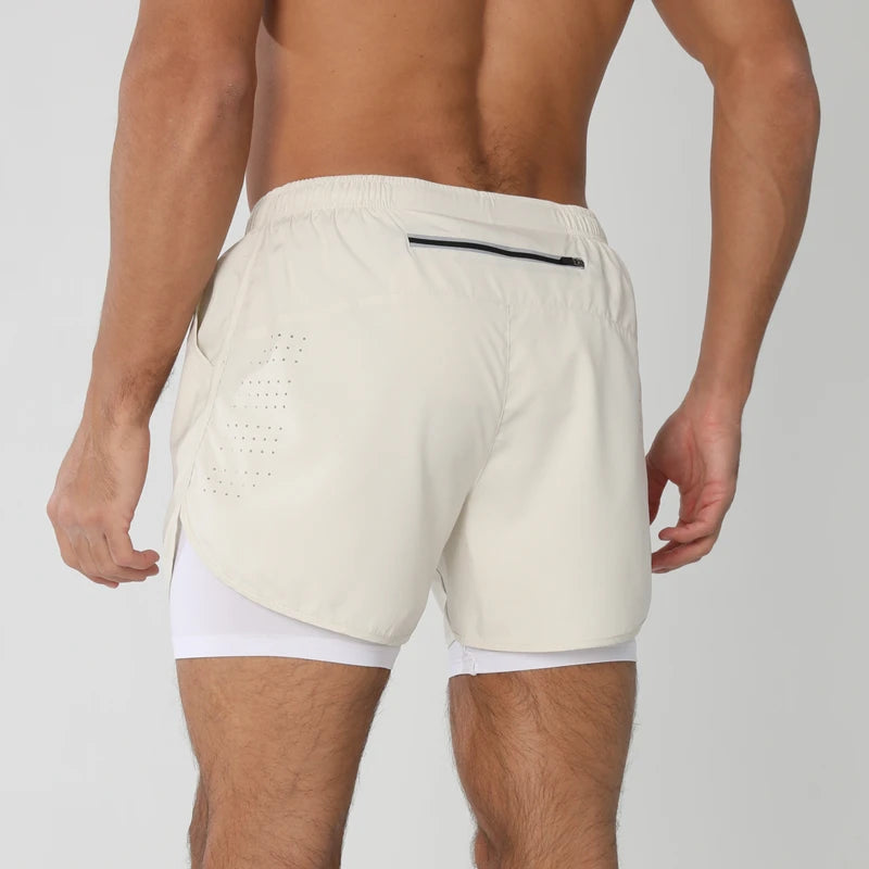 Short de Corrida Aerofit 2 em 1 com Ventilação Pro (Pague 1, Leve 2)