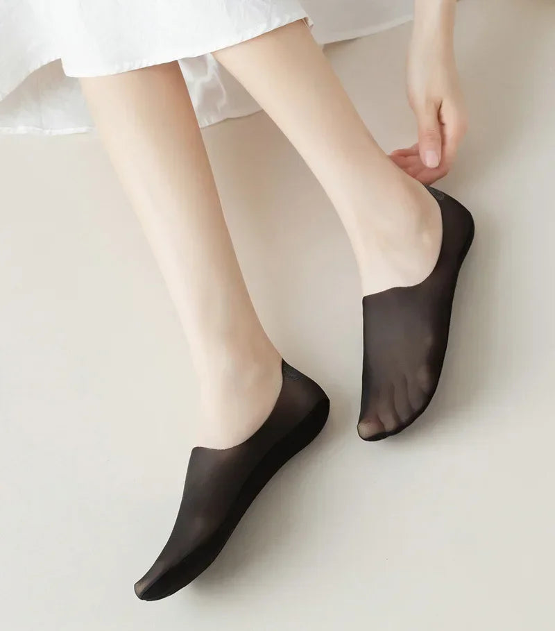 Meias Invisíveis Feminina ZenStep – Conforto ortopédico, pés secos o dia todo