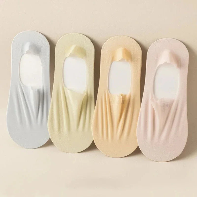 Meias Invisíveis Feminina ZenStep – Conforto ortopédico, pés secos o dia todo