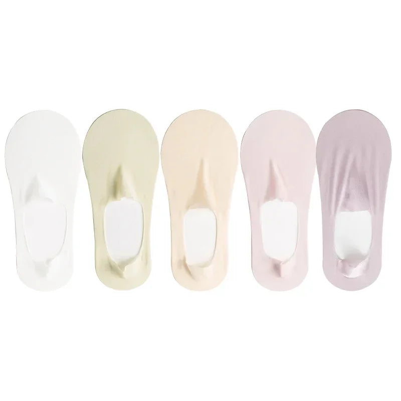 Meias Invisíveis Feminina ZenStep – Conforto ortopédico, pés secos o dia todo