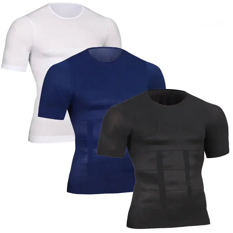 Camiseta de Compressão VERTEX – Postura firme e corpo definido