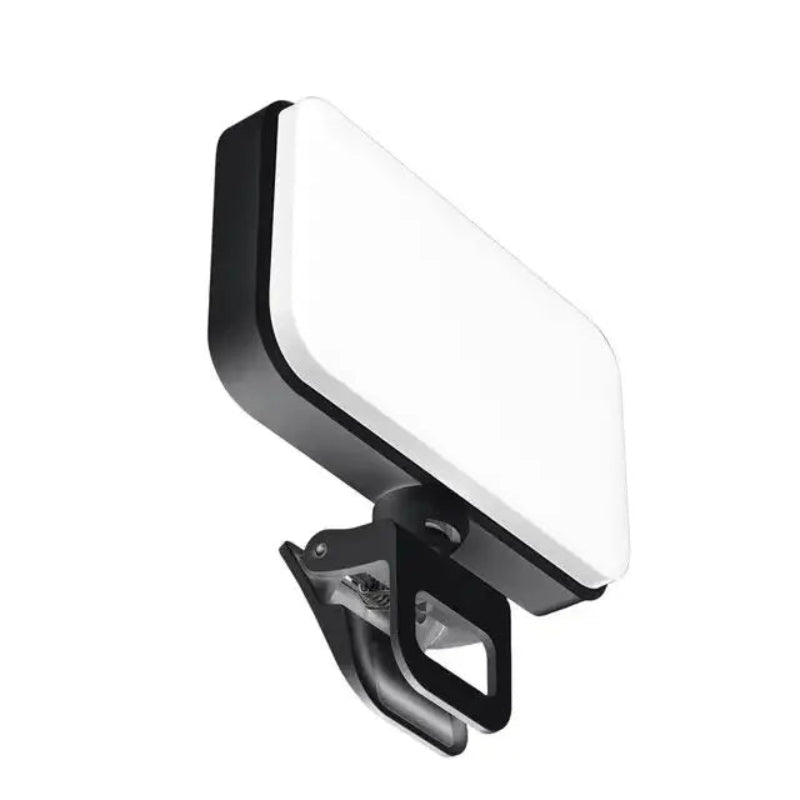 Luz de LED Clip-On LuminoPro – Iluminação Portátil para Vídeos Perfeitos