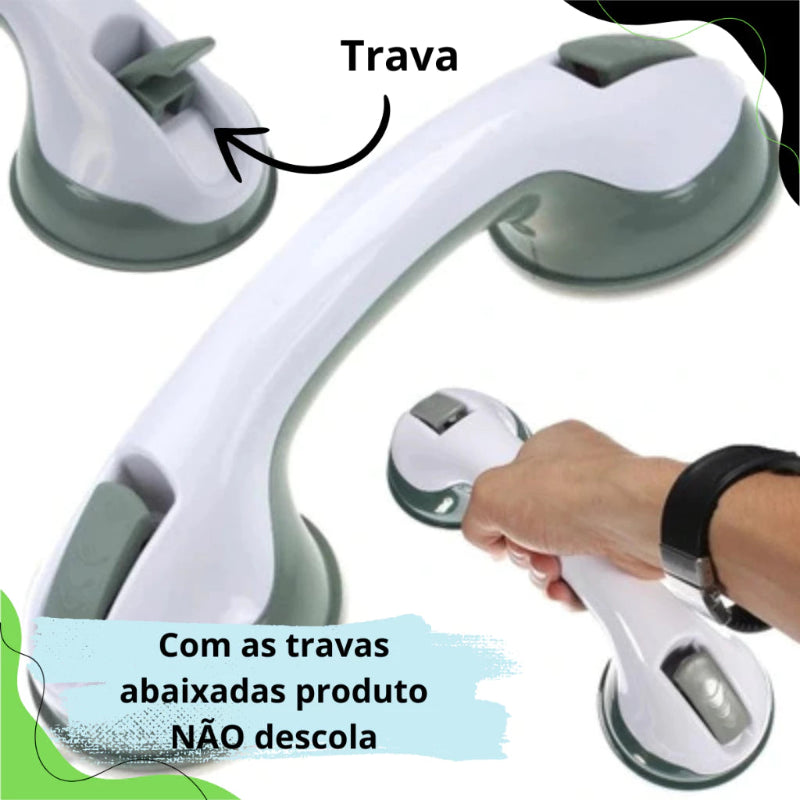 Barra de Apoio MaxVent – Fixação Forte com Ventosas Inteligentes