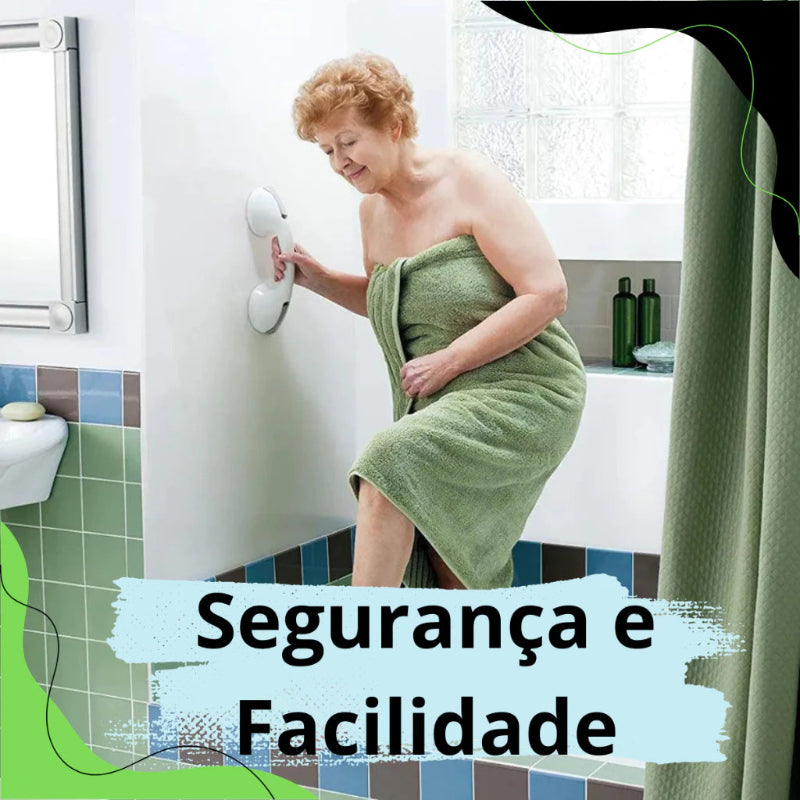 Barra de Apoio MaxVent – Fixação Forte com Ventosas Inteligentes