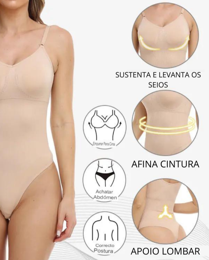 Body Modelador BelleForme – Elegância e firmeza para você (Pague 1, Leve 2)