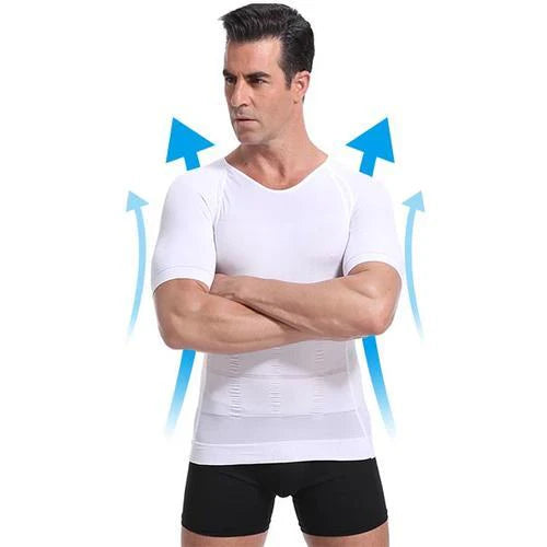 Camiseta de Compressão VERTEX – Postura firme e corpo definido